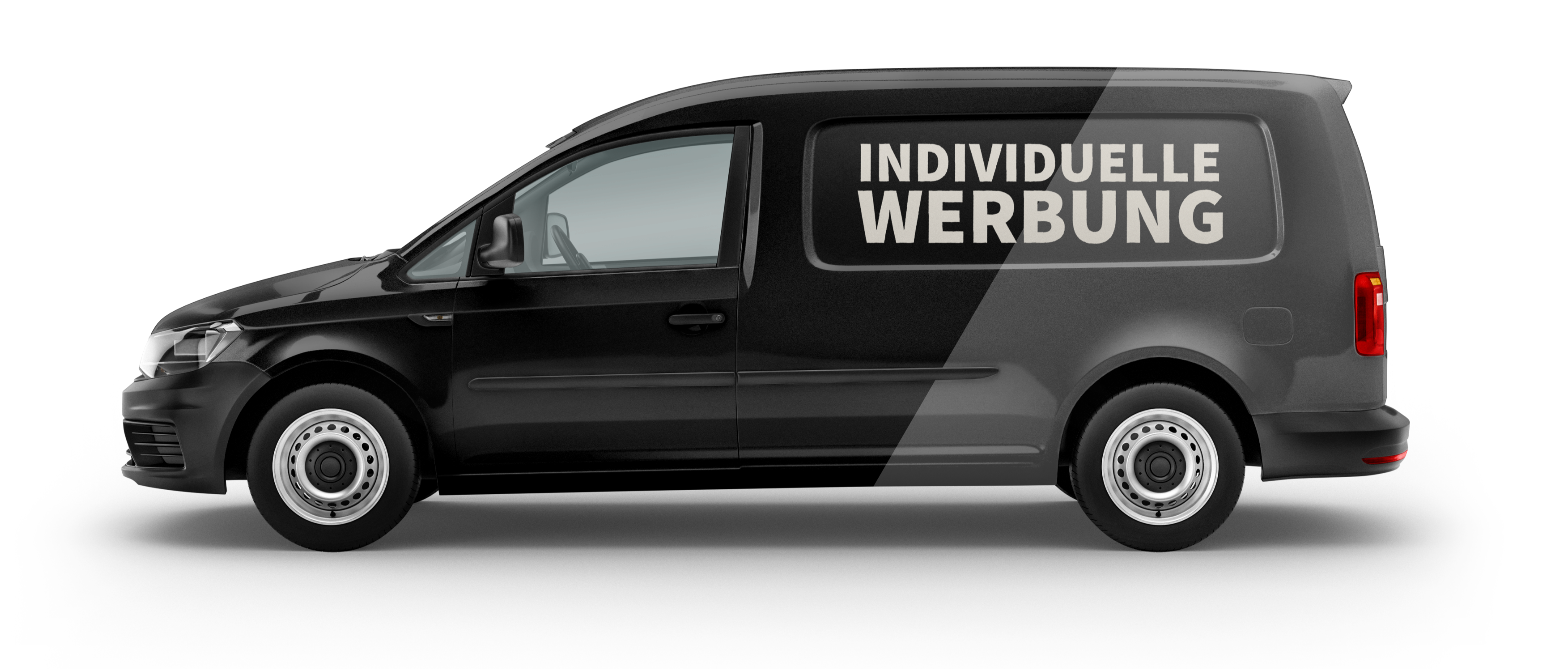 Beispiel für eine Anbringung einer individuellen Folienbeschriftung für Ihr Fahrzeug